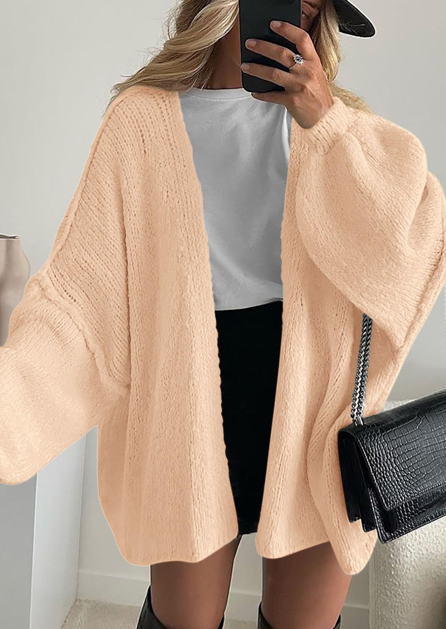 Oversized Knit Cardigan