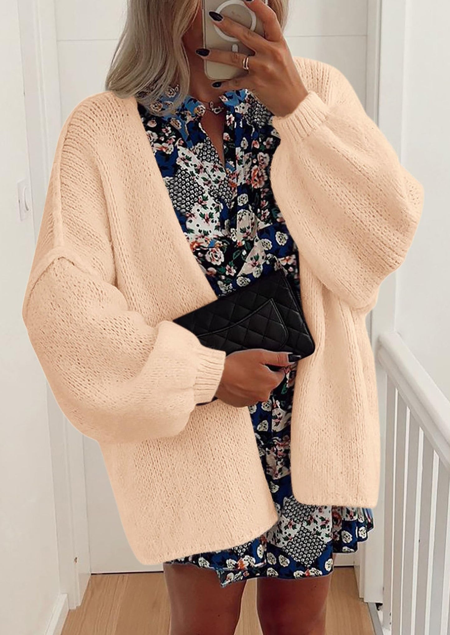 Oversized Knit Cardigan