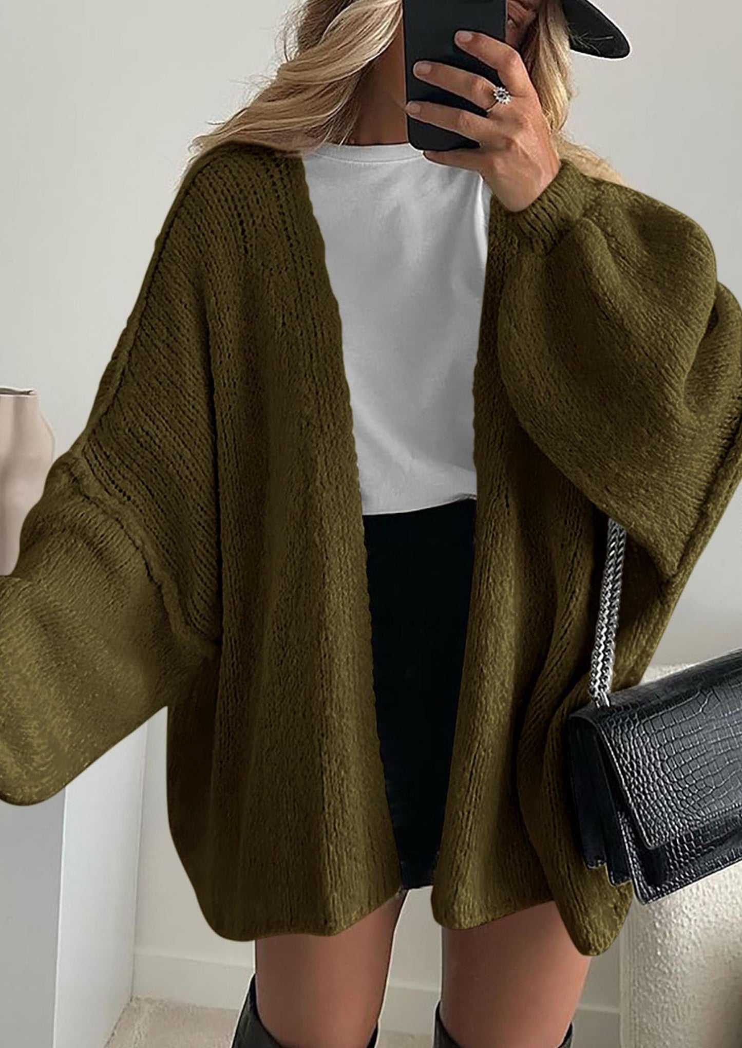 Oversized Knit Cardigan