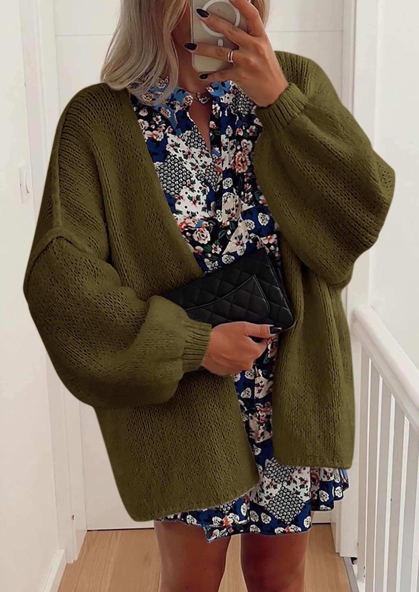 Oversized Knit Cardigan
