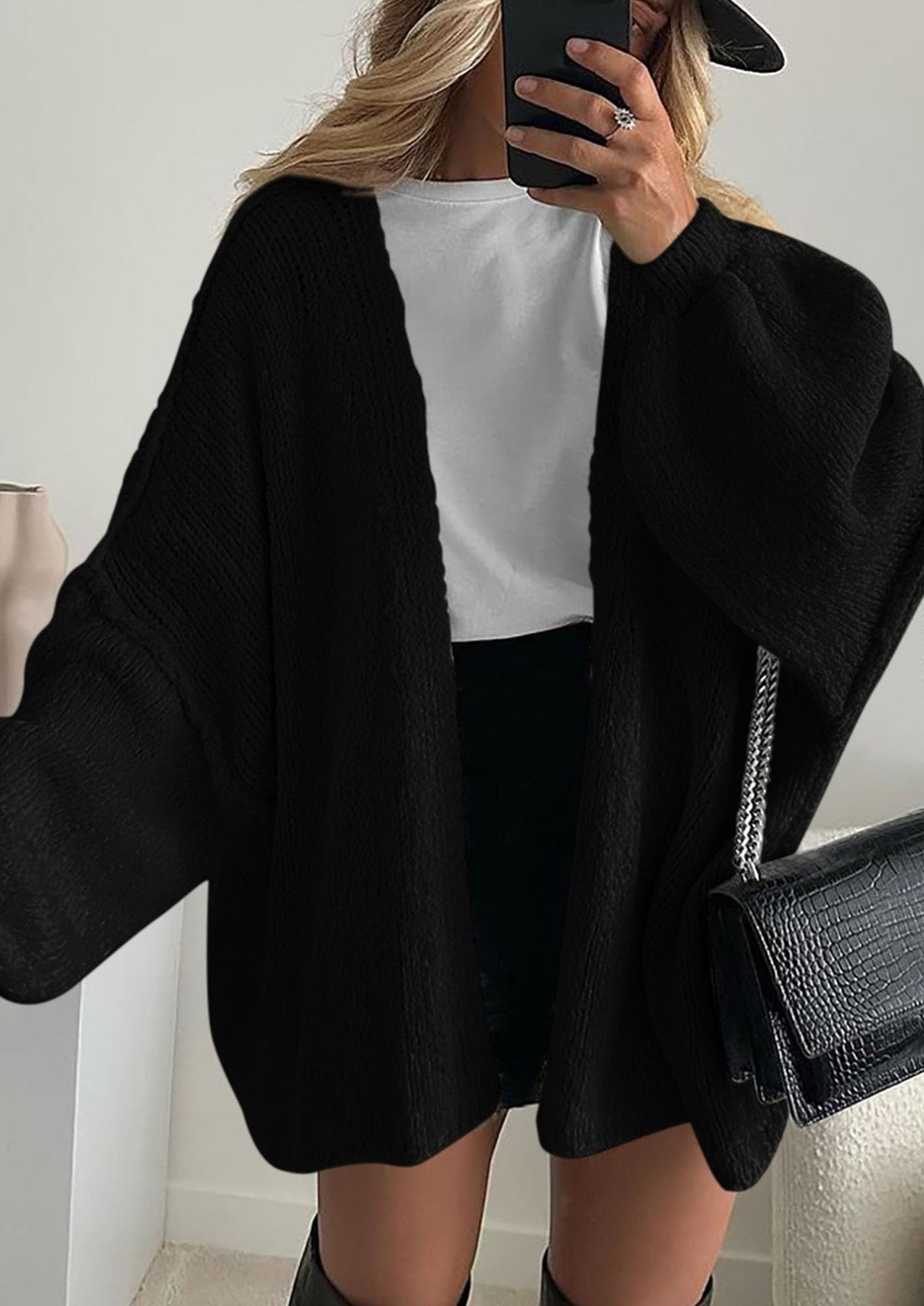 Oversized Knit Cardigan