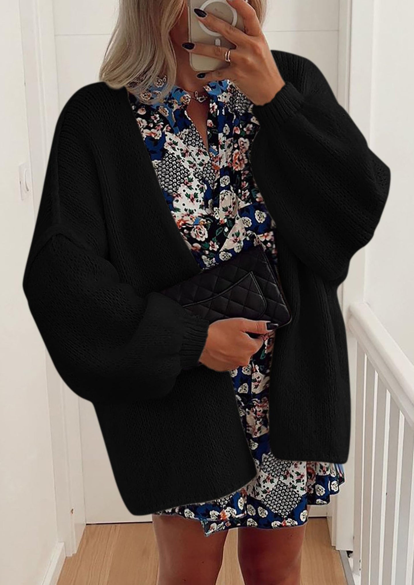 Oversized Knit Cardigan