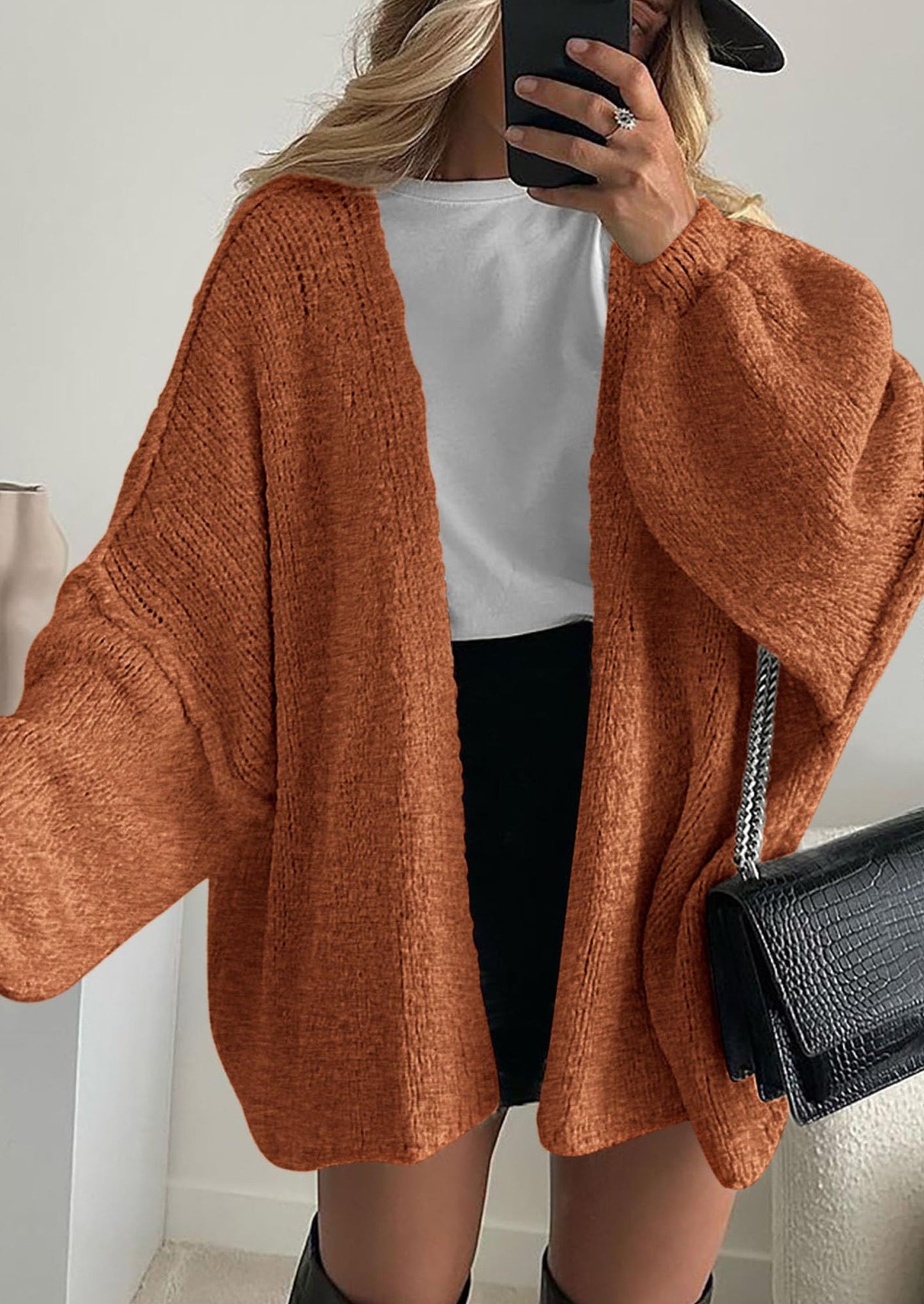 Oversized Knit Cardigan