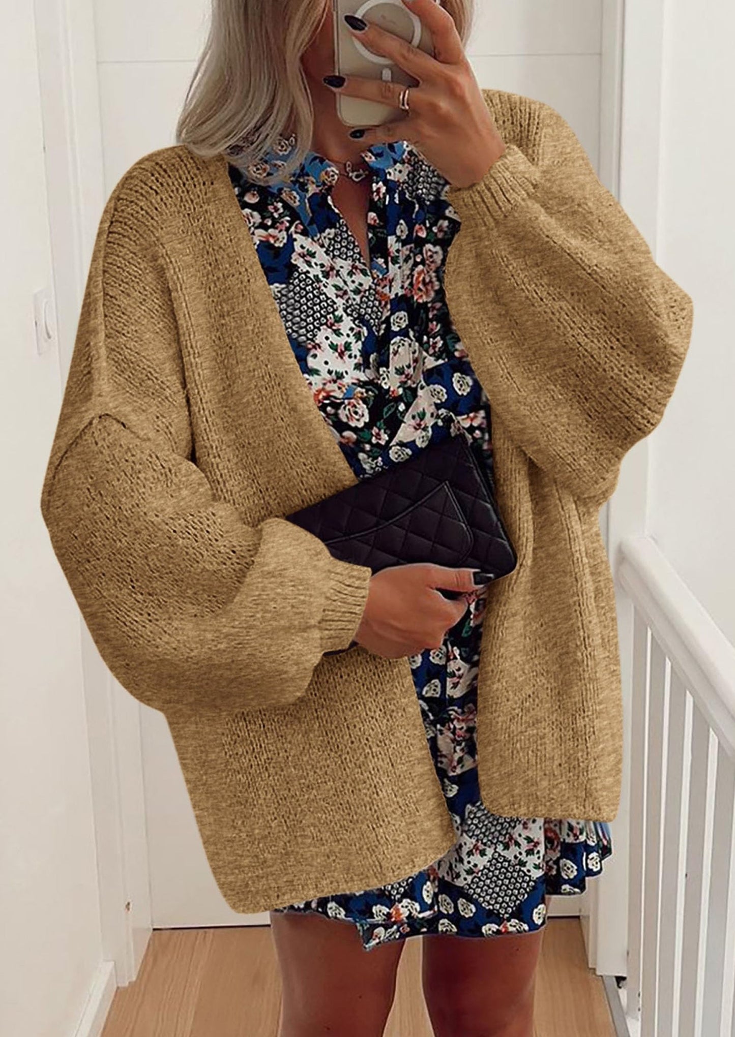 Oversized Knit Cardigan