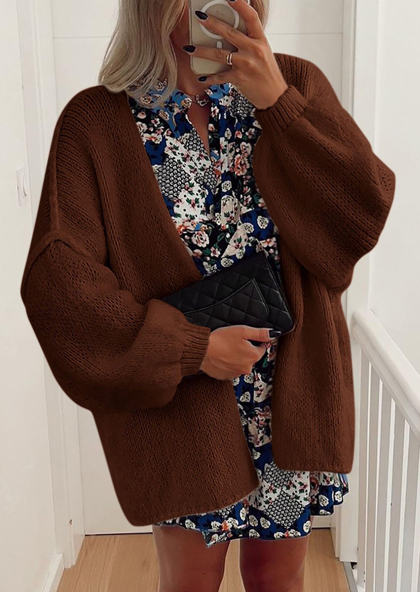 Oversized Knit Cardigan