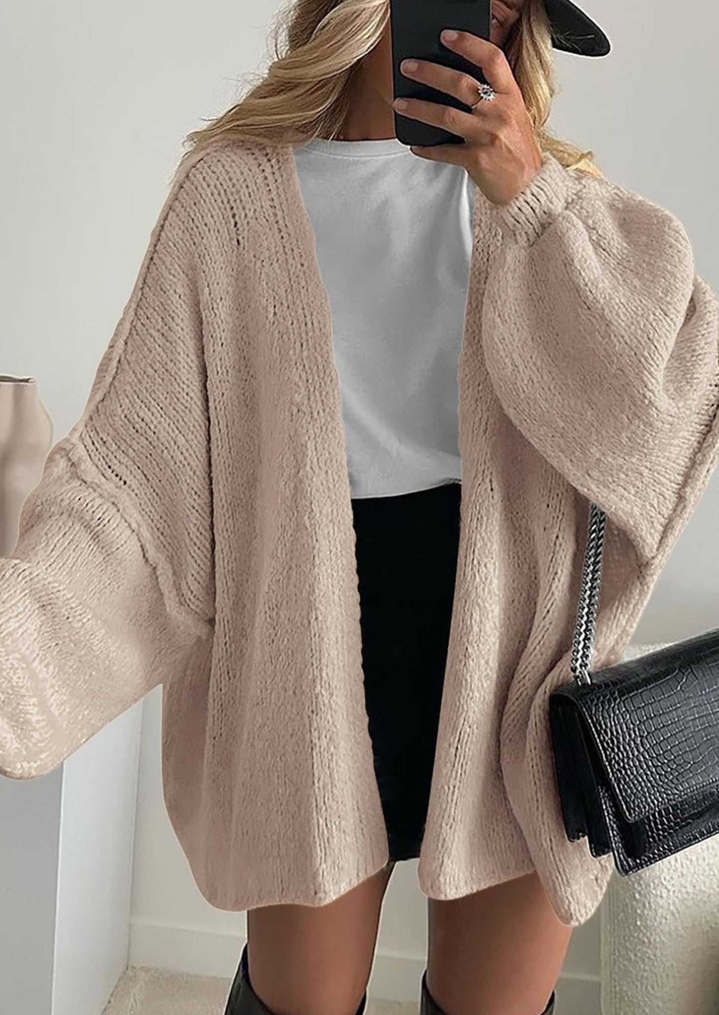 Oversized Knit Cardigan