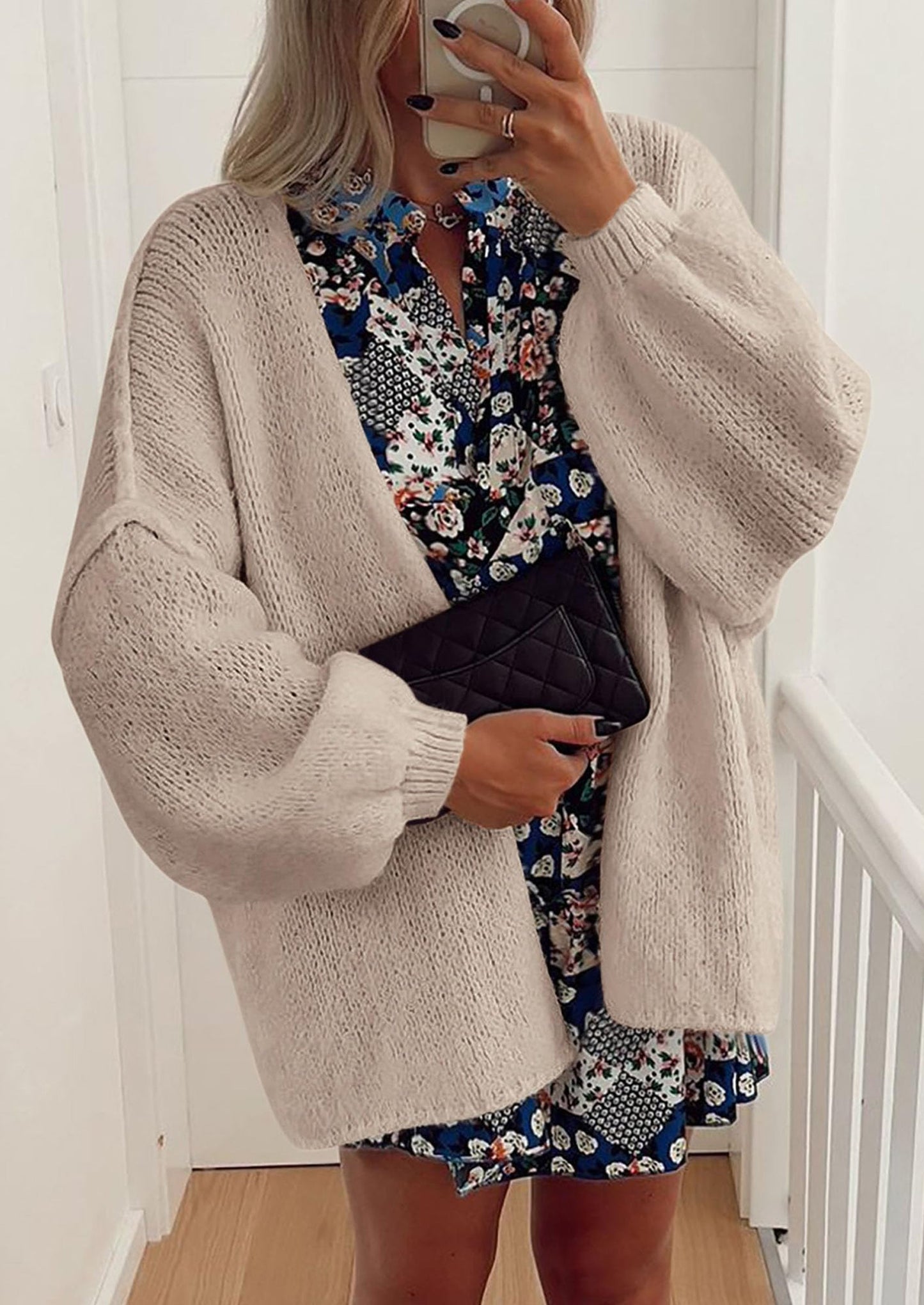 Oversized Knit Cardigan