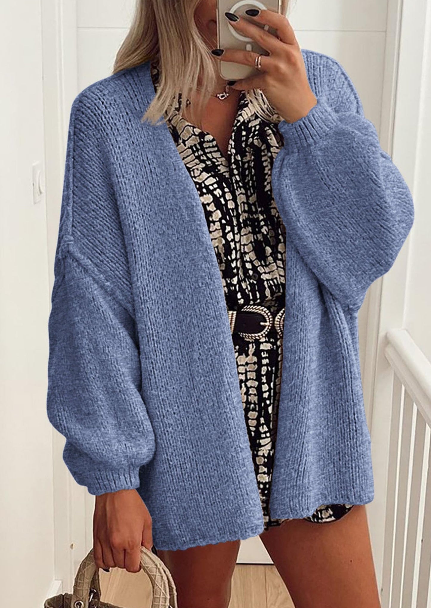 Oversized Knit Cardigan