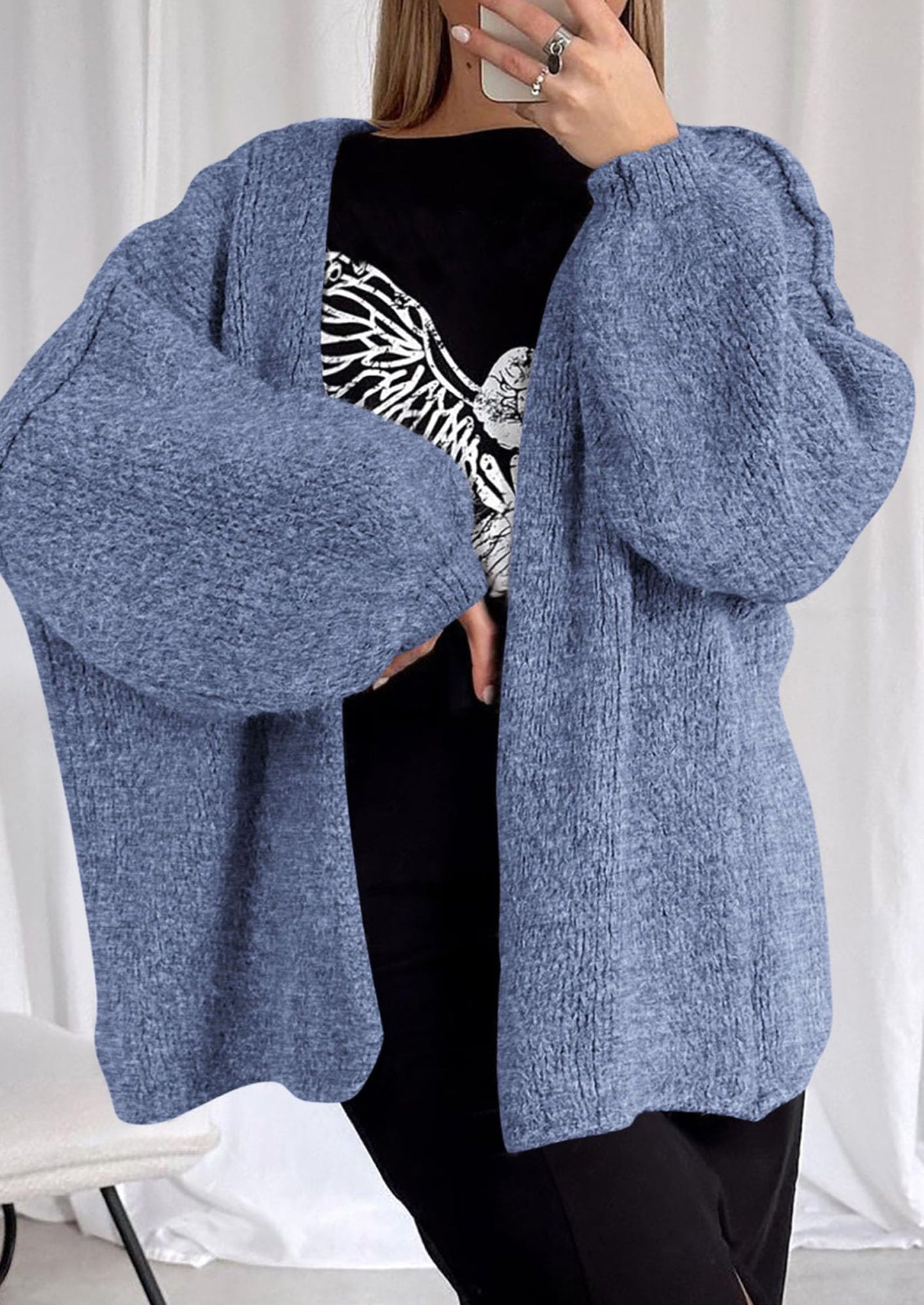 Oversized Knit Cardigan