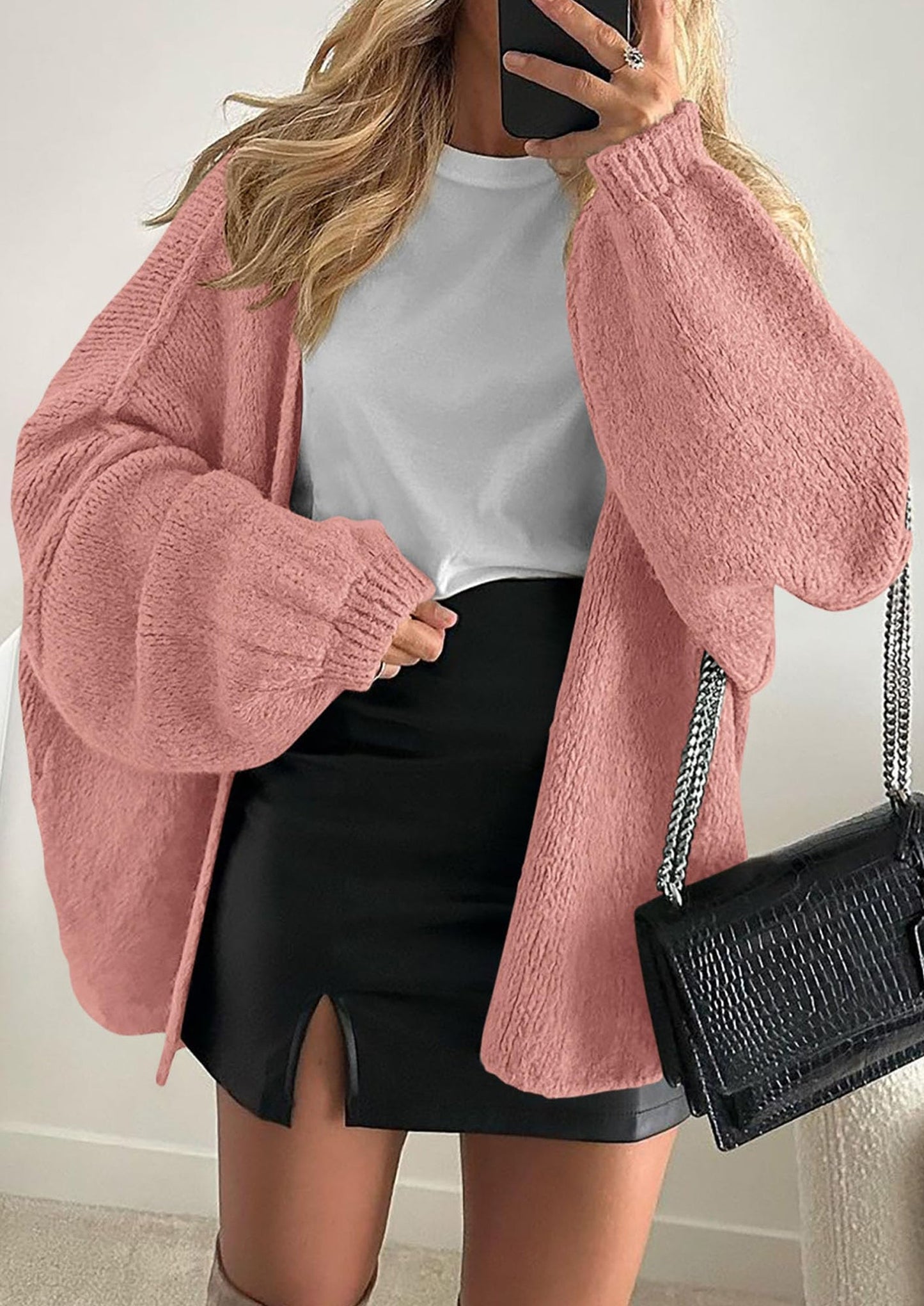 Oversized Knit Cardigan
