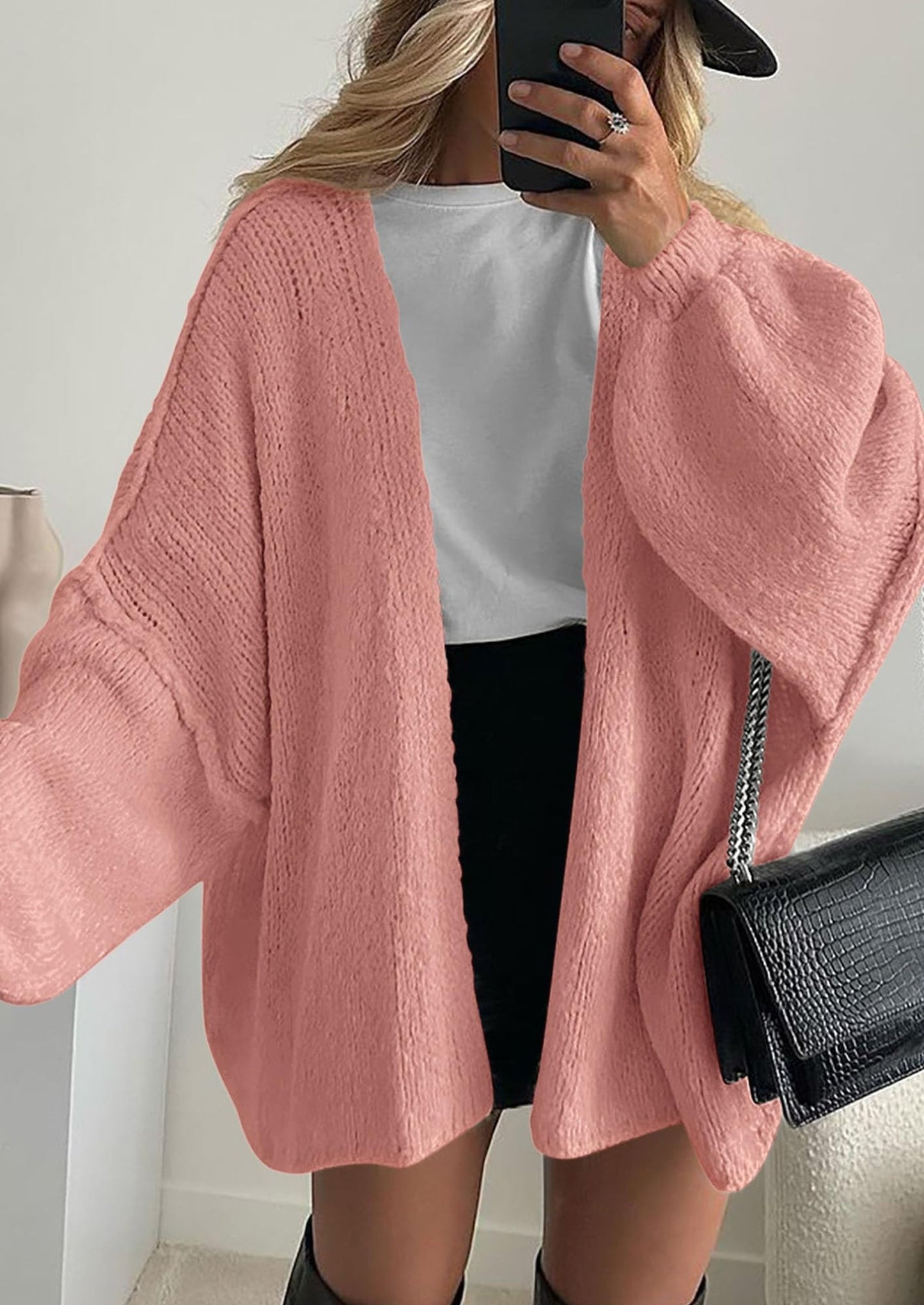 Oversized Knit Cardigan
