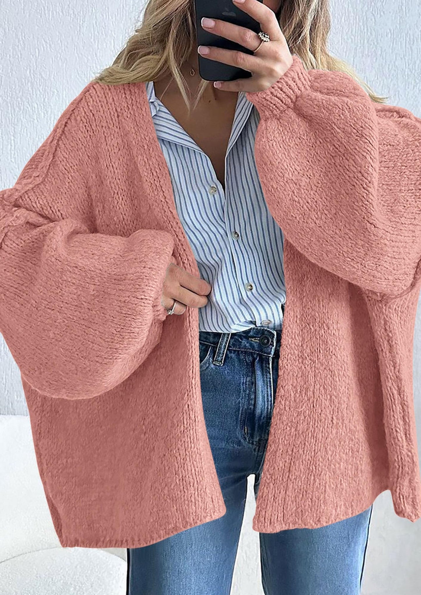 Oversized Knit Cardigan