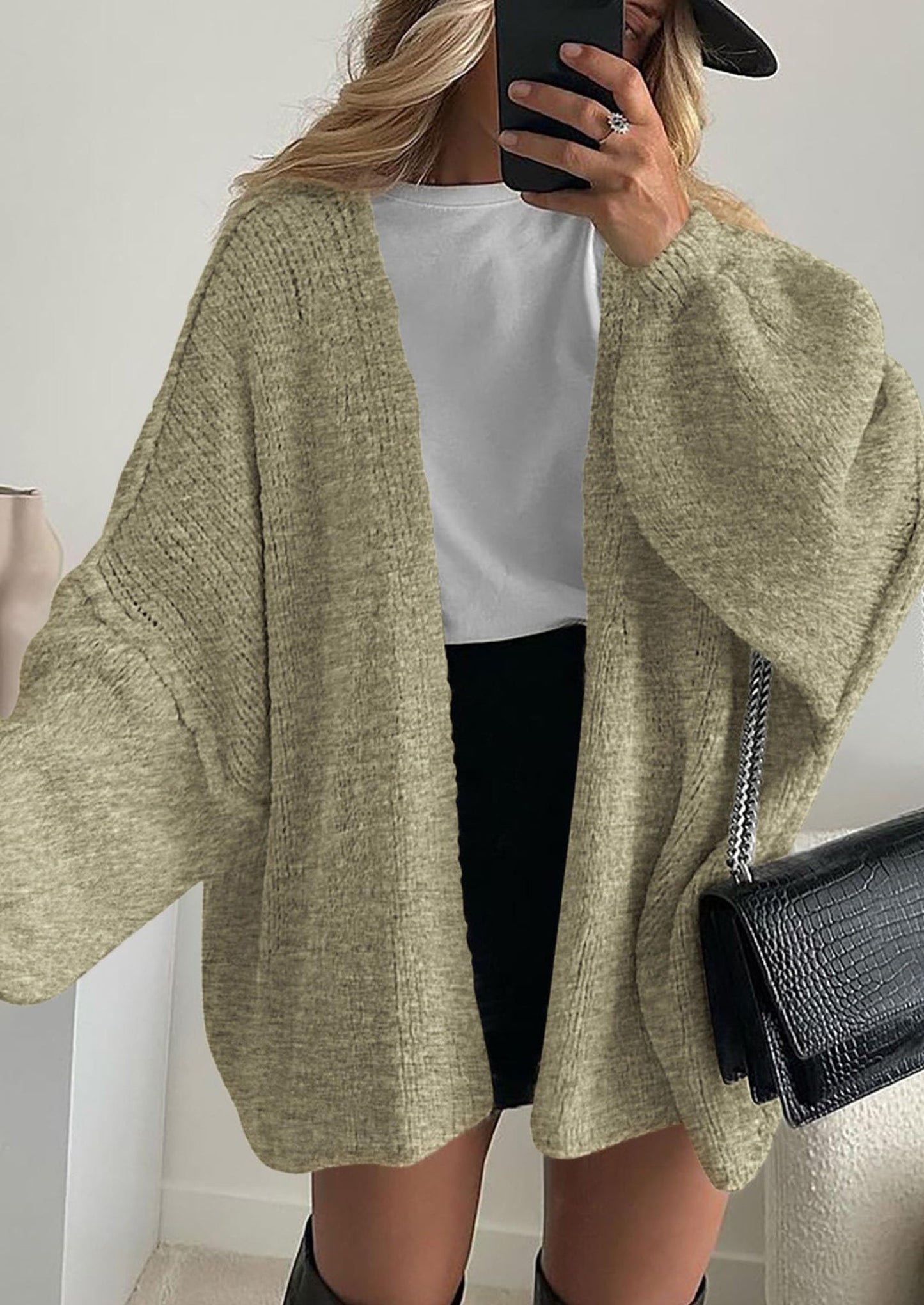 Oversized Knit Cardigan