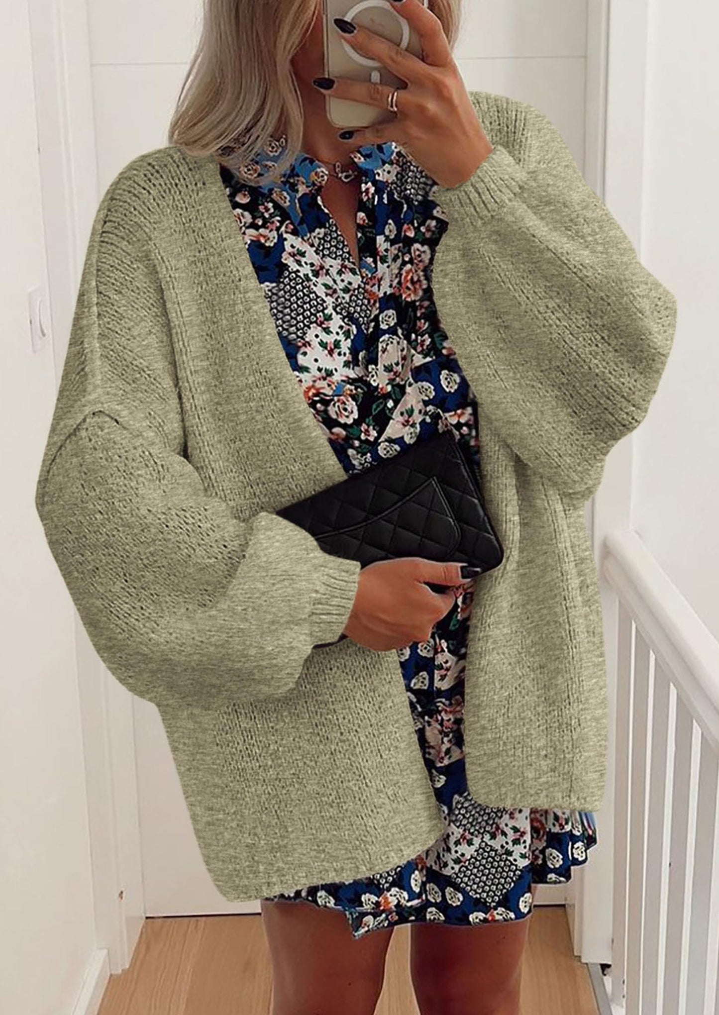 Oversized Knit Cardigan