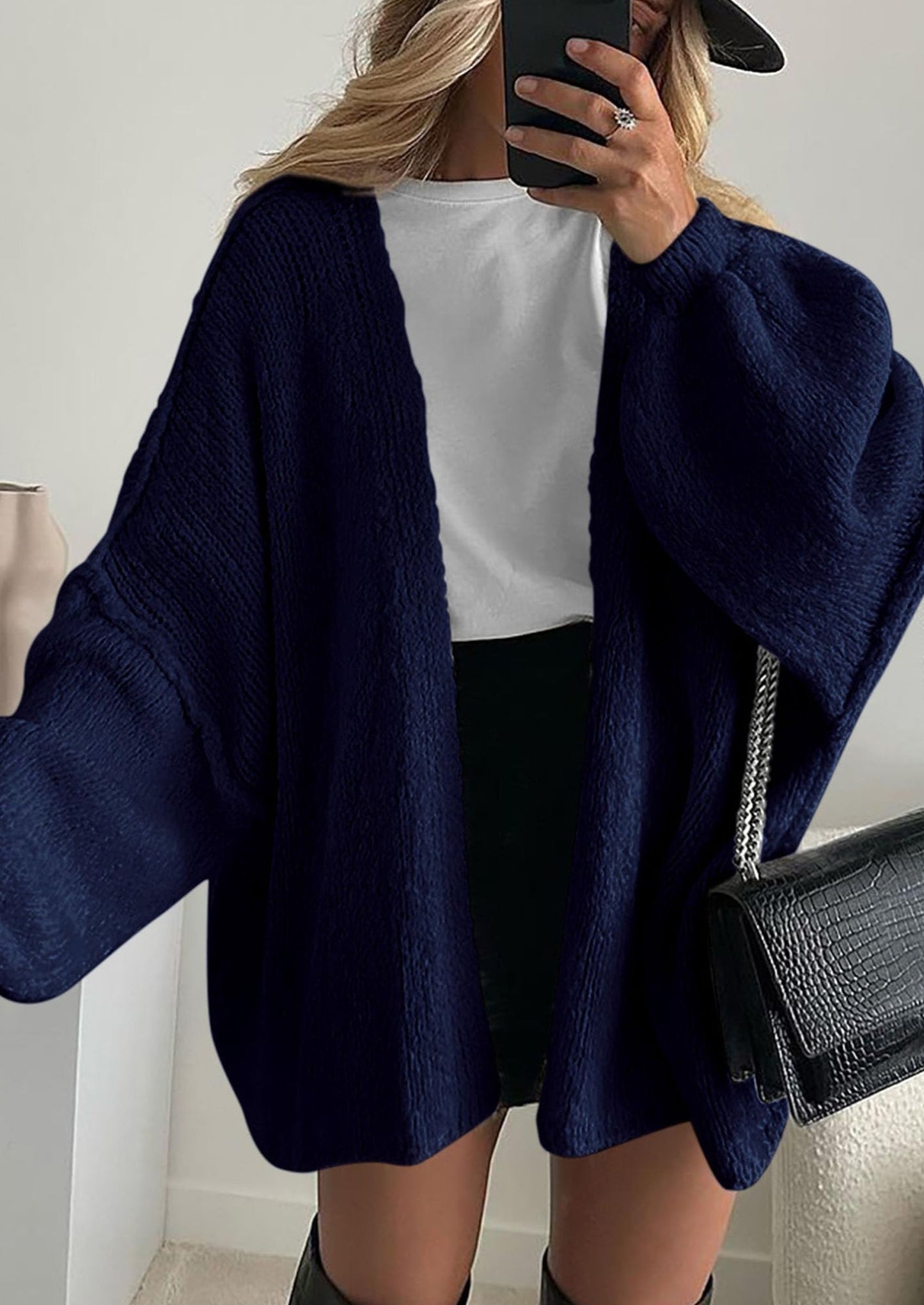 Oversized Knit Cardigan