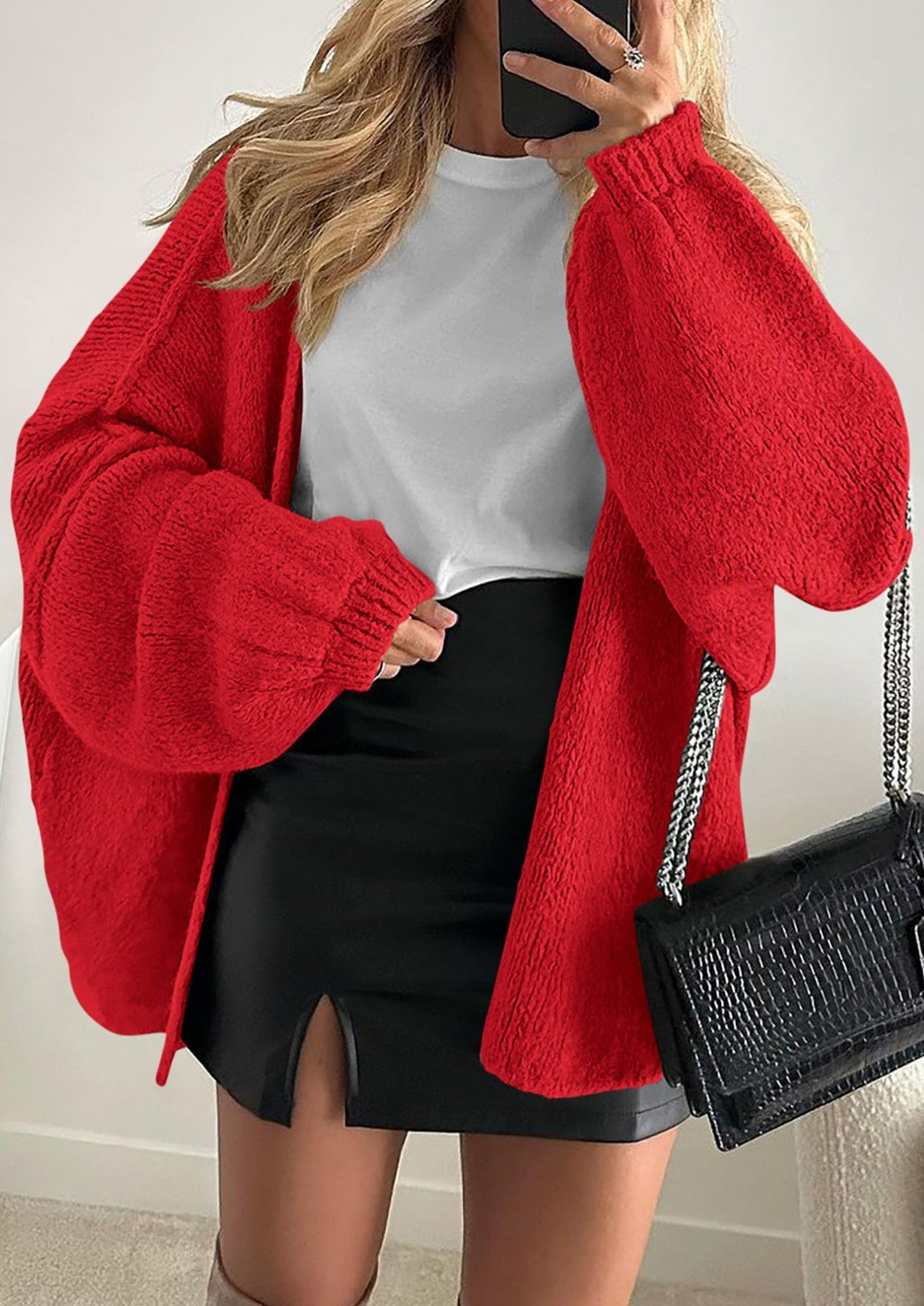 Oversized Knit Cardigan