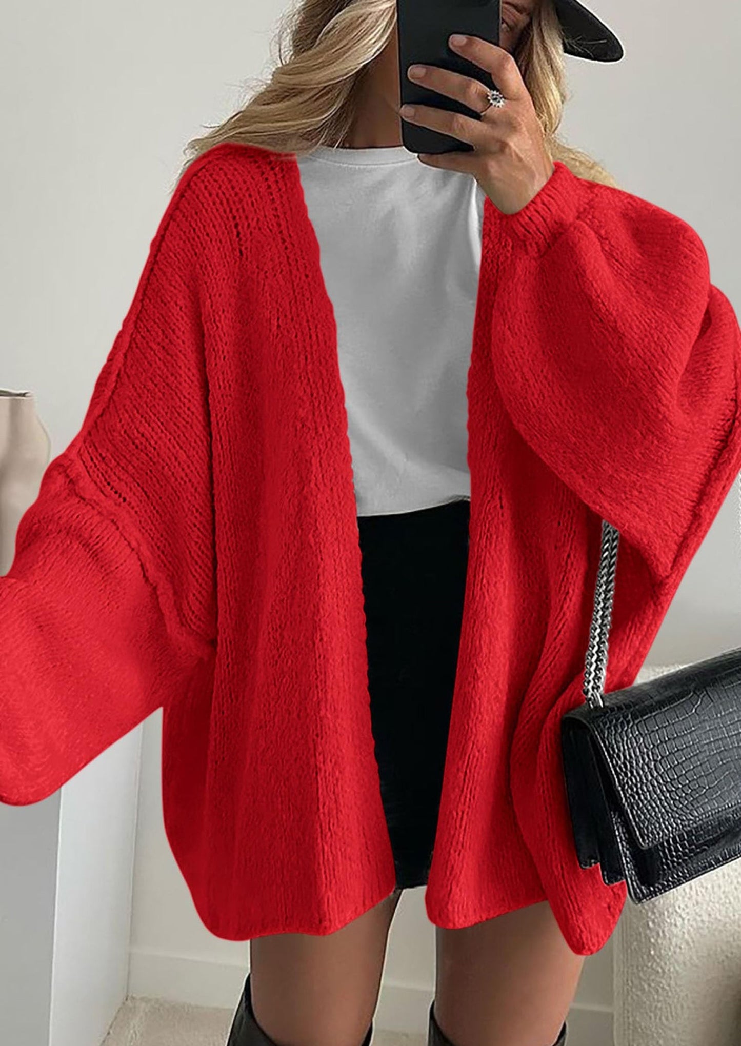 Oversized Knit Cardigan
