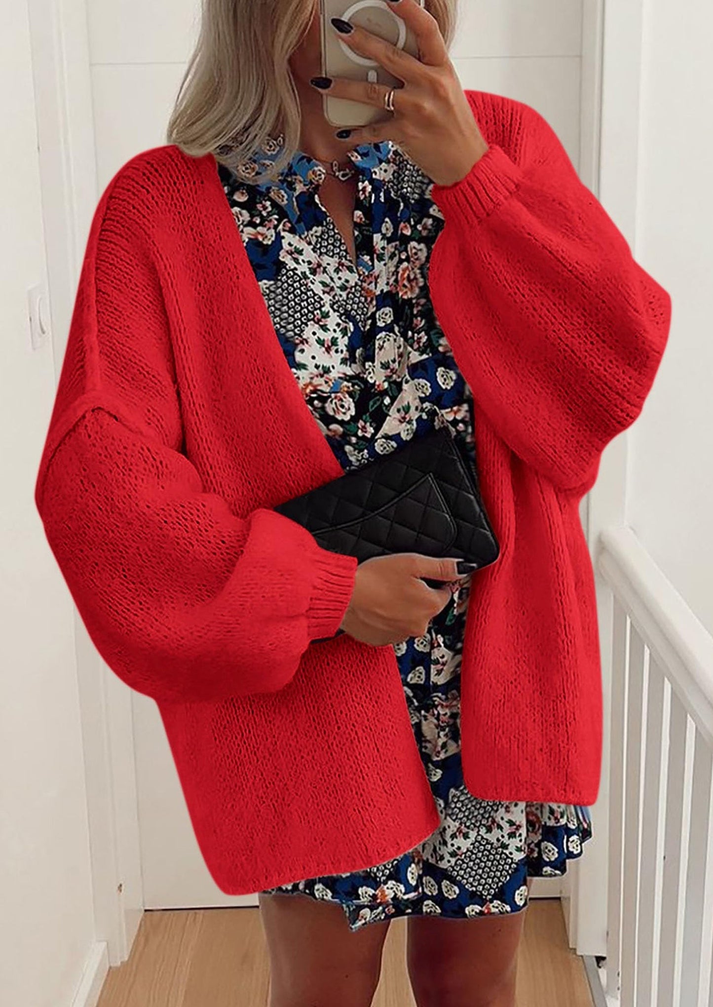 Oversized Knit Cardigan