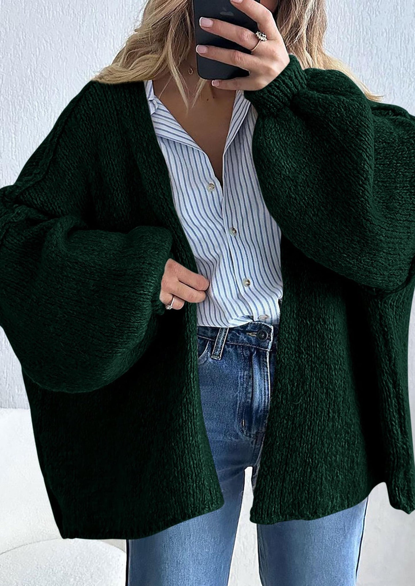 Oversized Knit Cardigan