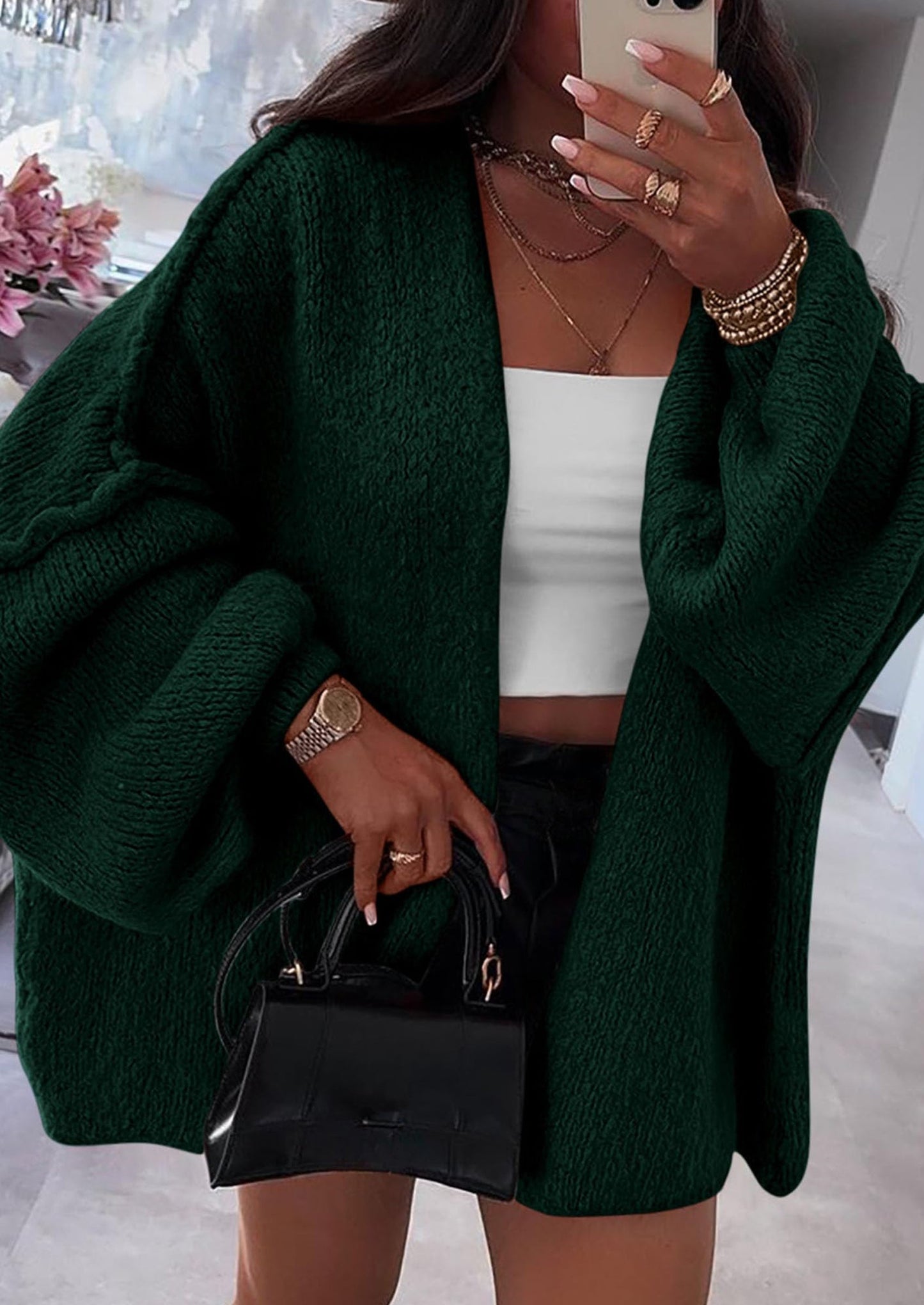 Oversized Knit Cardigan