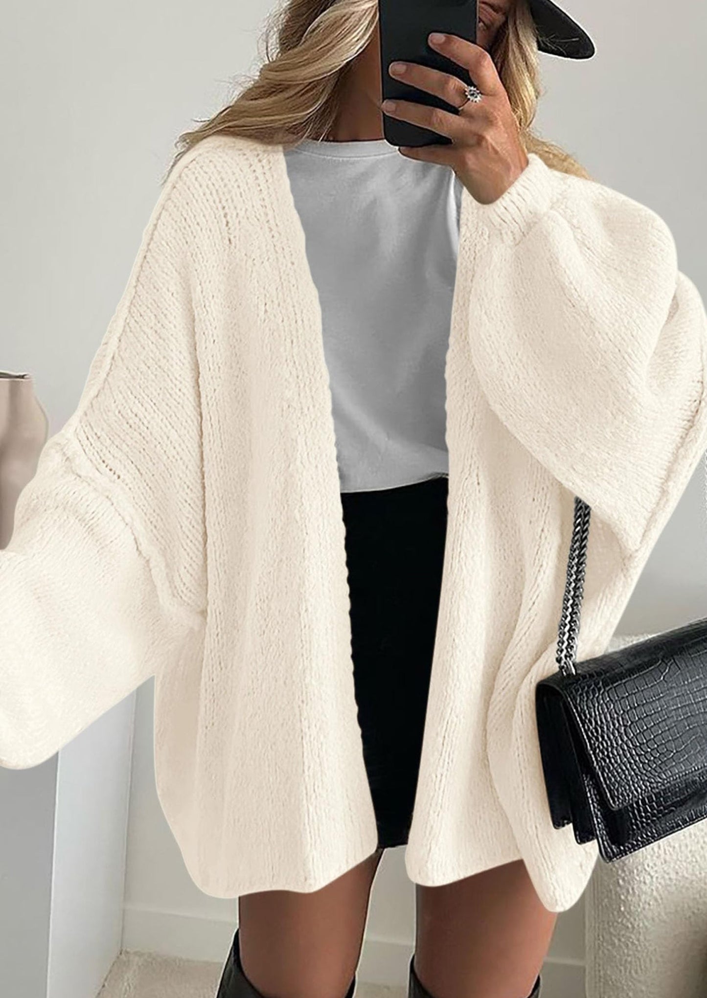 Oversized Knit Cardigan