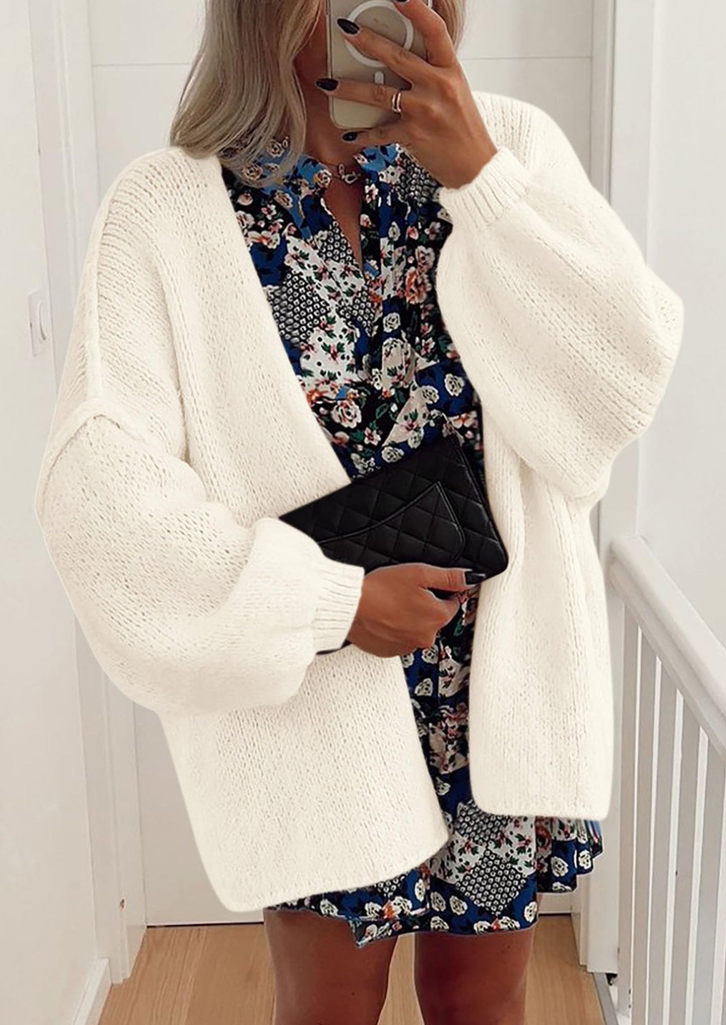 Oversized Knit Cardigan