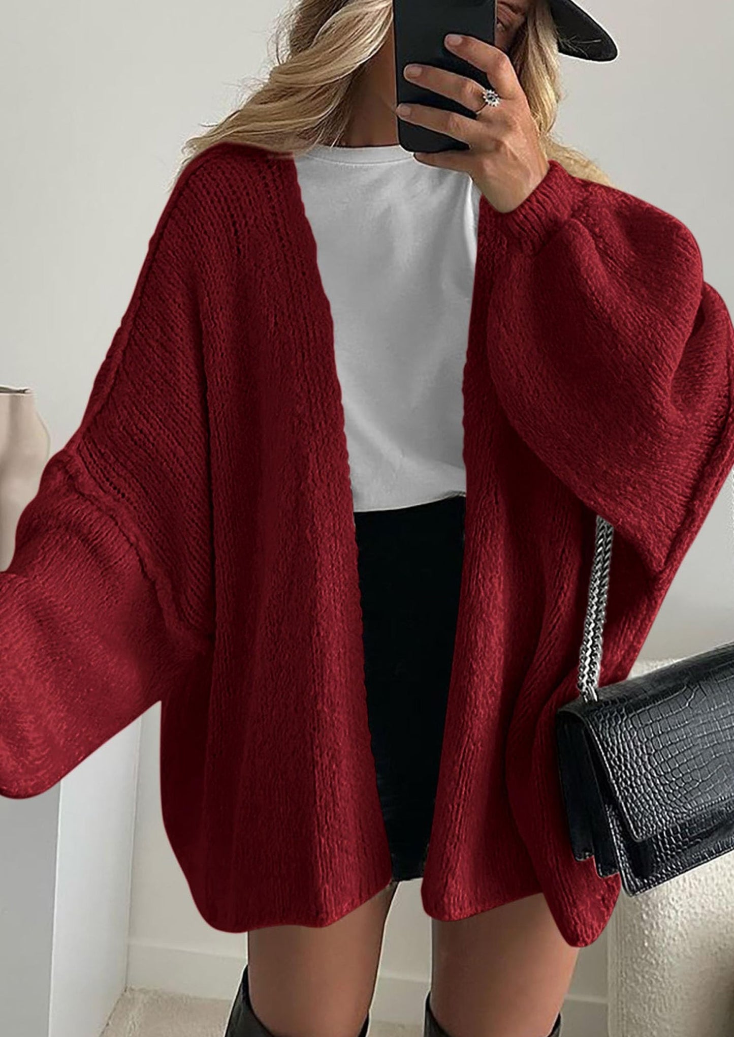 Oversized Knit Cardigan
