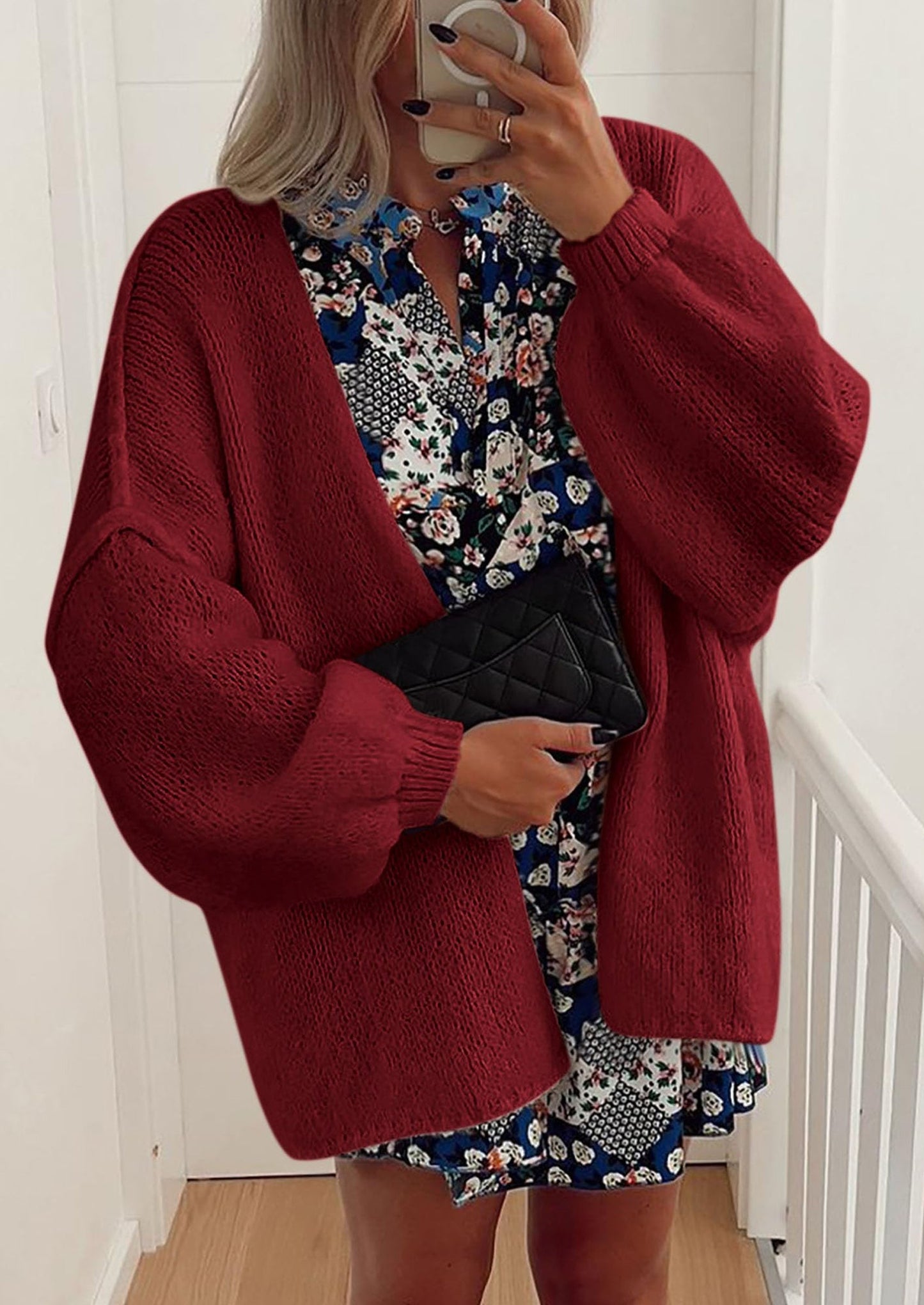 Oversized Knit Cardigan