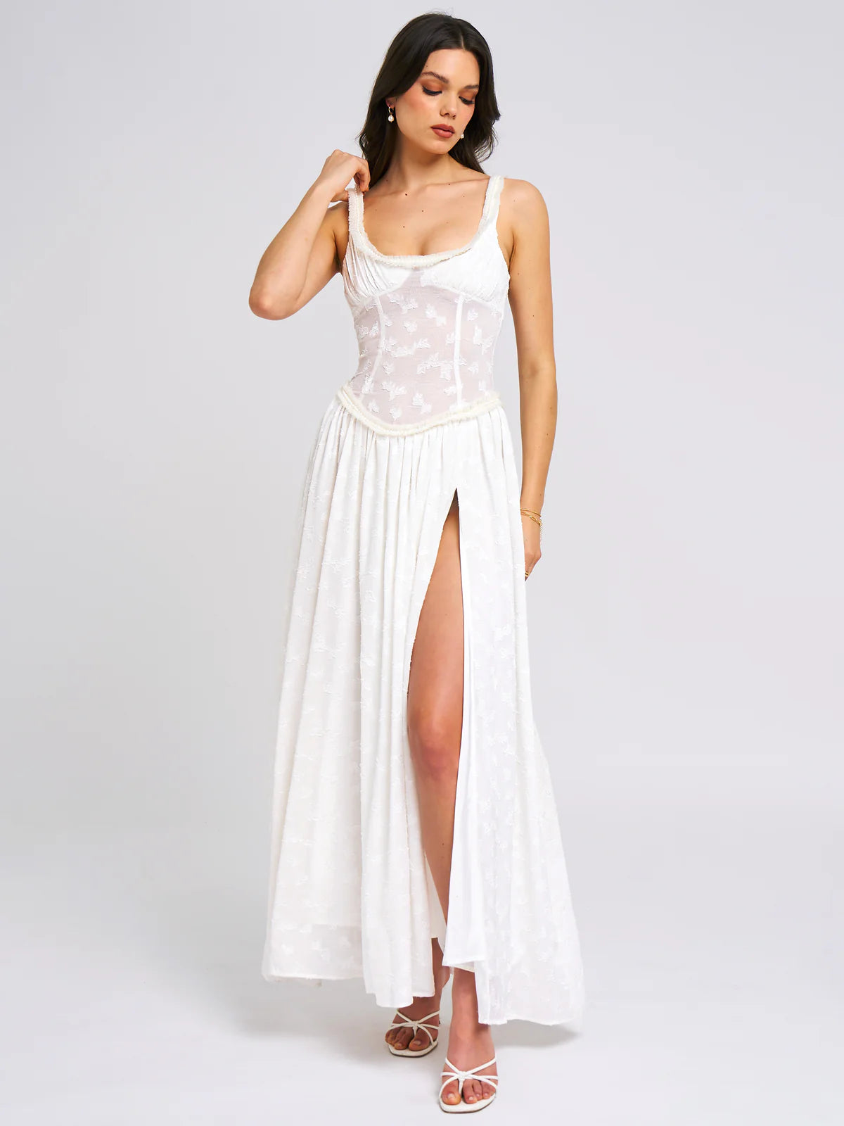 Grace Meadows Lace Maxi Dress