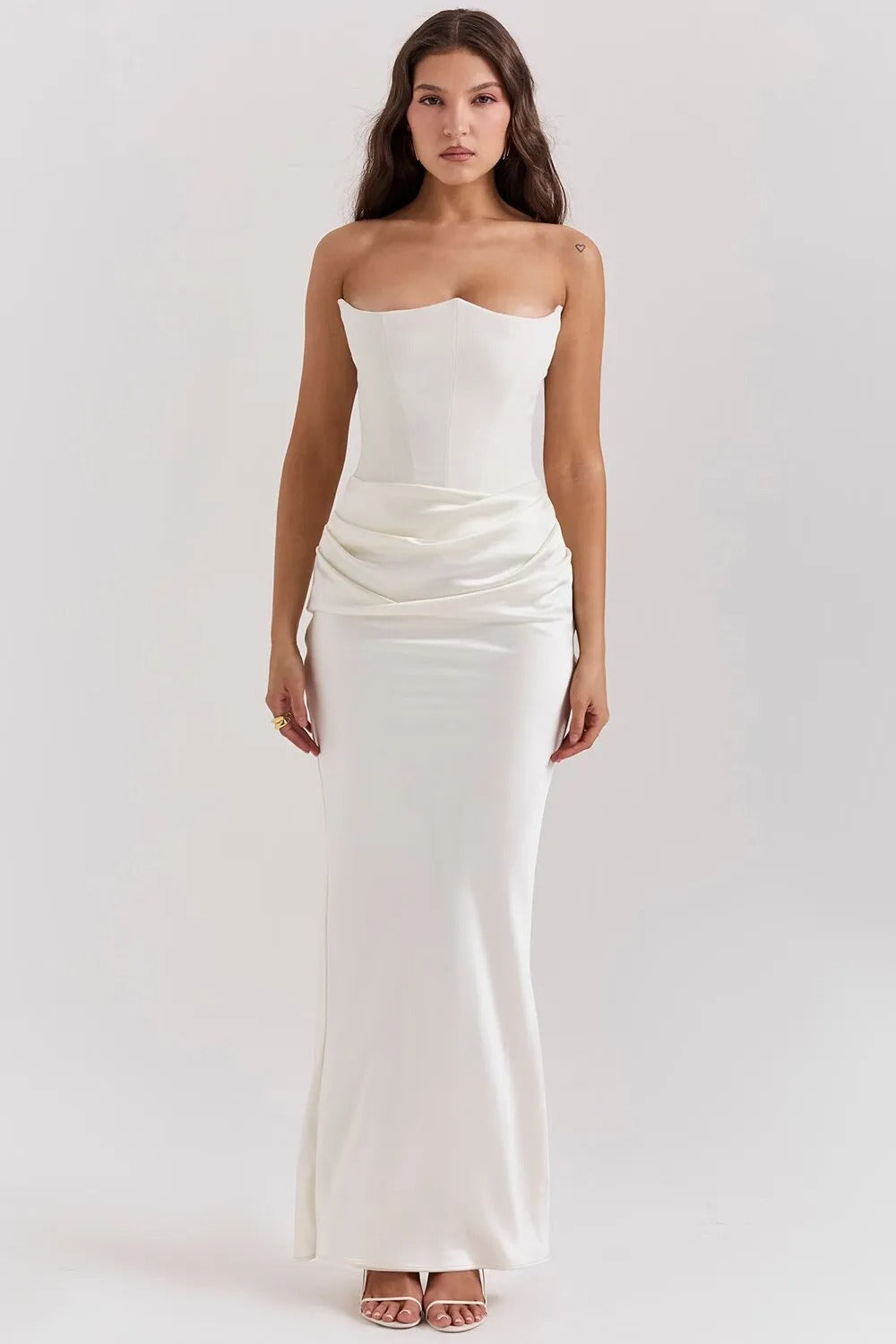 Elara Sculpted Maxi Dress