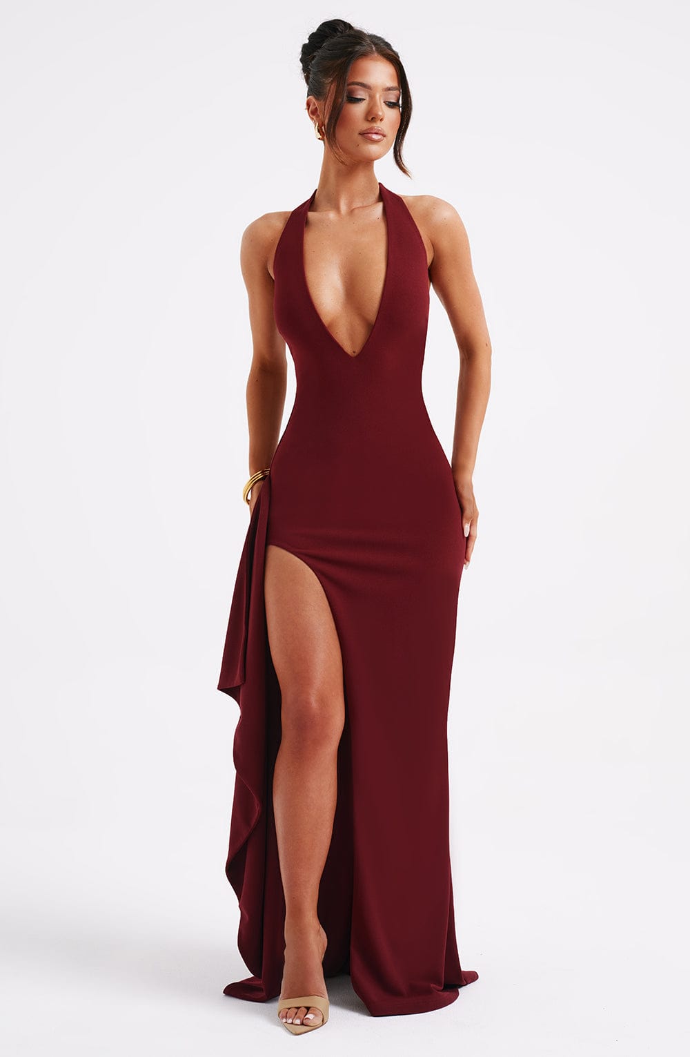 Sabrina Maxi Dress - Bourgogne