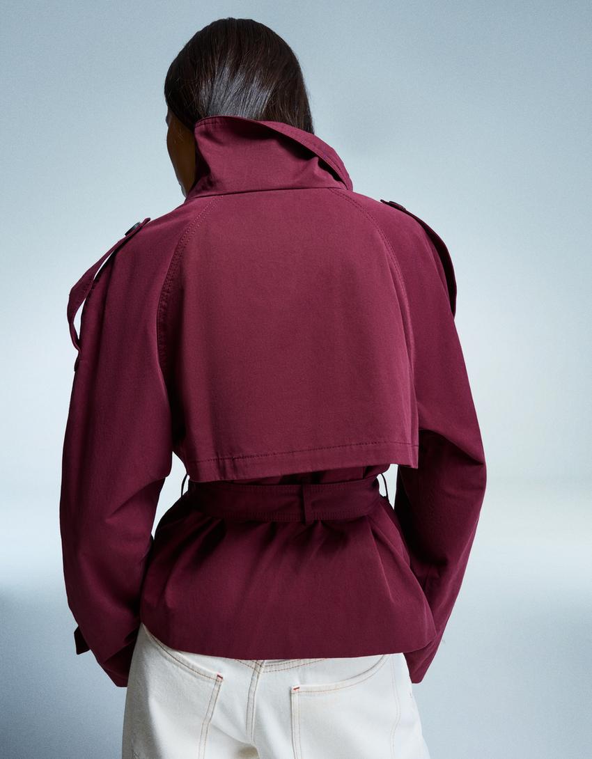 Ava Cropped Trench