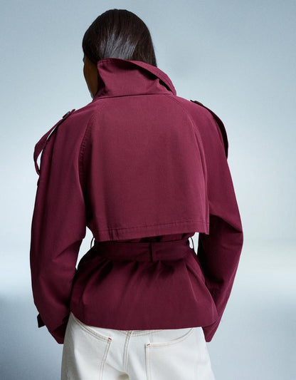Ava Cropped Trench