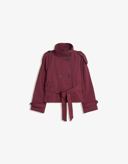 Ava Cropped Trench