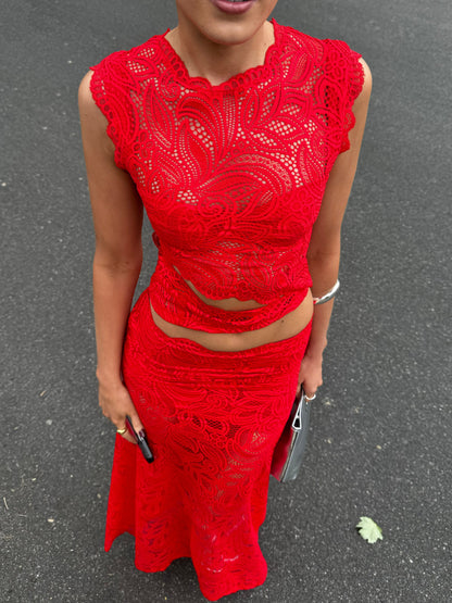 Elsa Red Dress