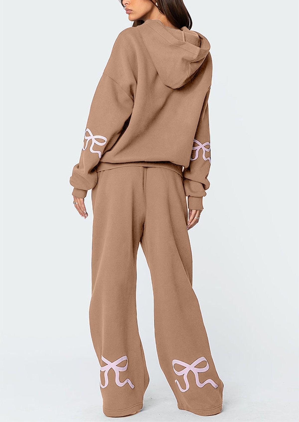 Bow Hoodie en Jogger Set