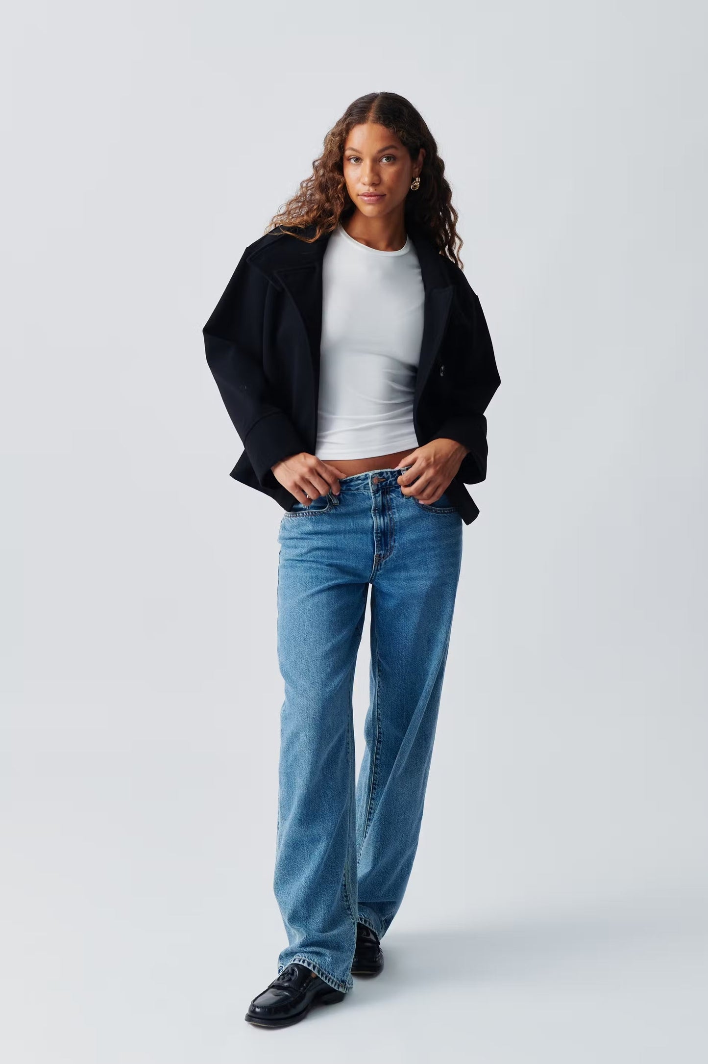 Jacky Wool Coat High Neck
