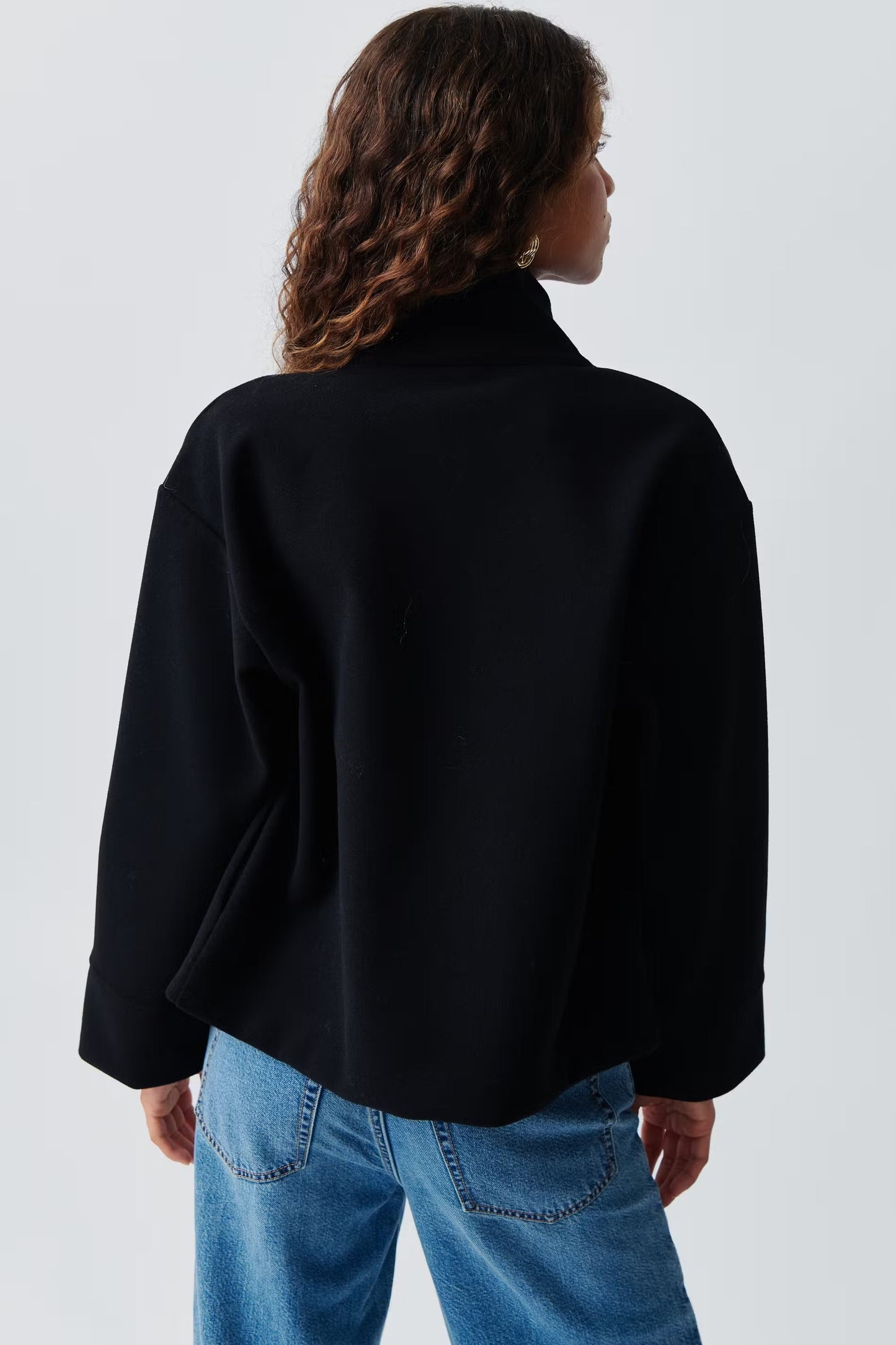 Jacky Wool Coat High Neck