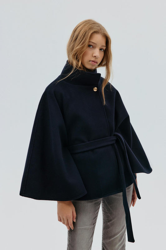 Belted Cloak Coat