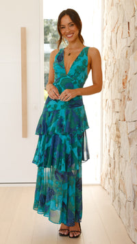 Bleu/green print