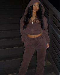Dark red brown