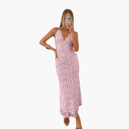 Long Maxi Dress with Lace