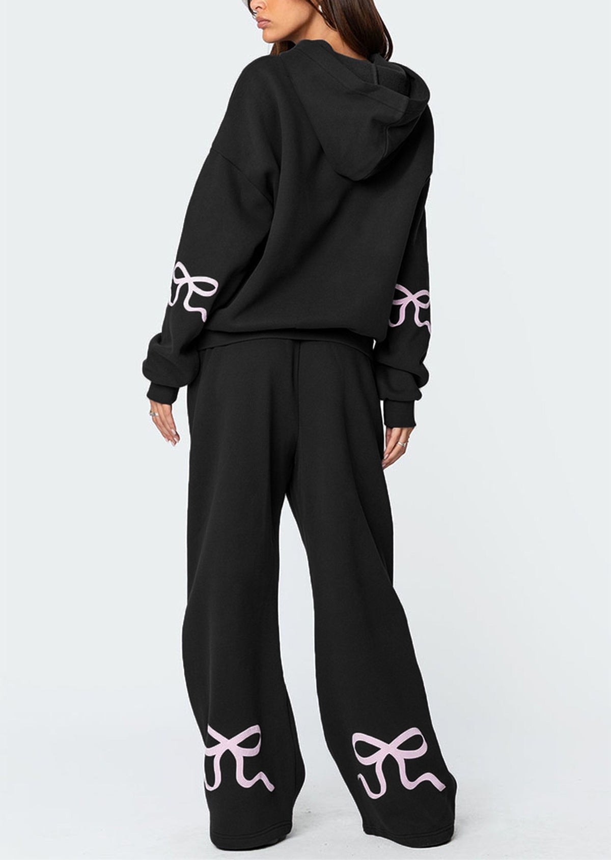 Bow Hoodie en Jogger Set