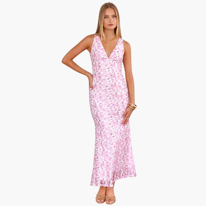 Long Maxi Dress with Lace