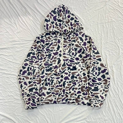 Duck Camouflage Half Zip Hoodie