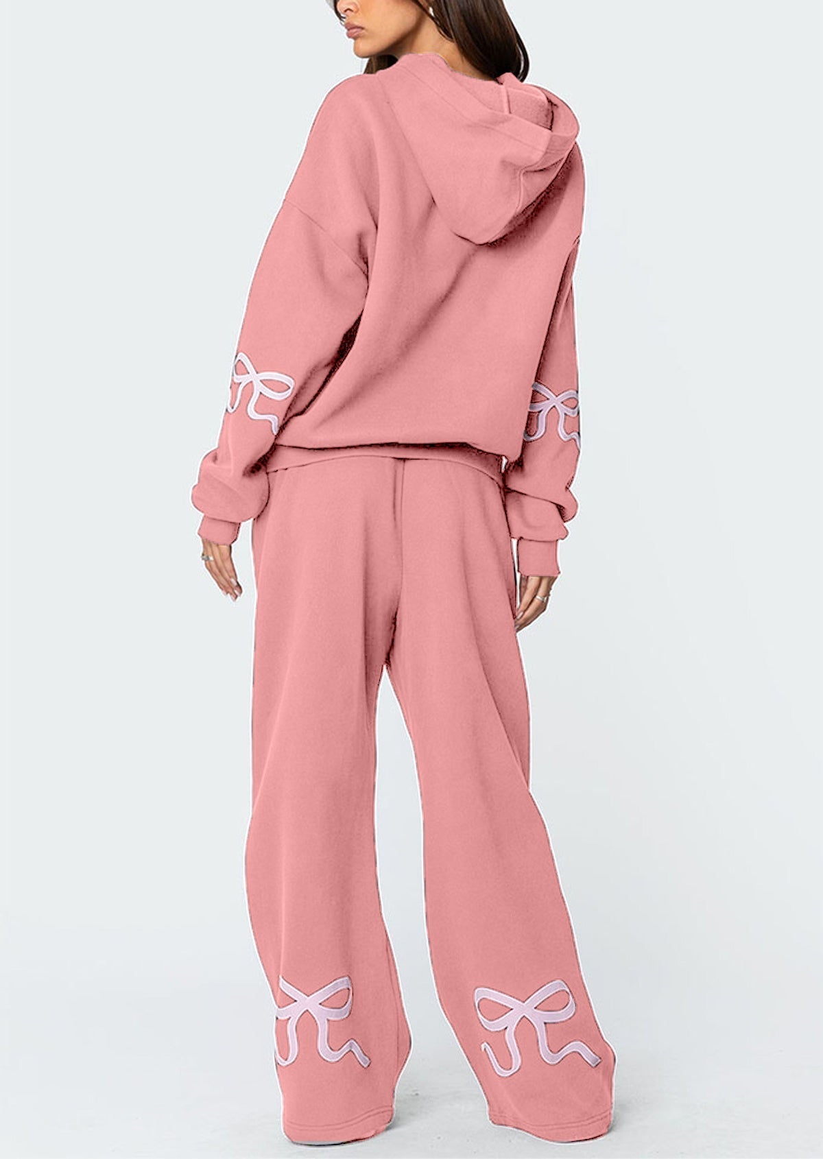 Bow Hoodie en Jogger Set