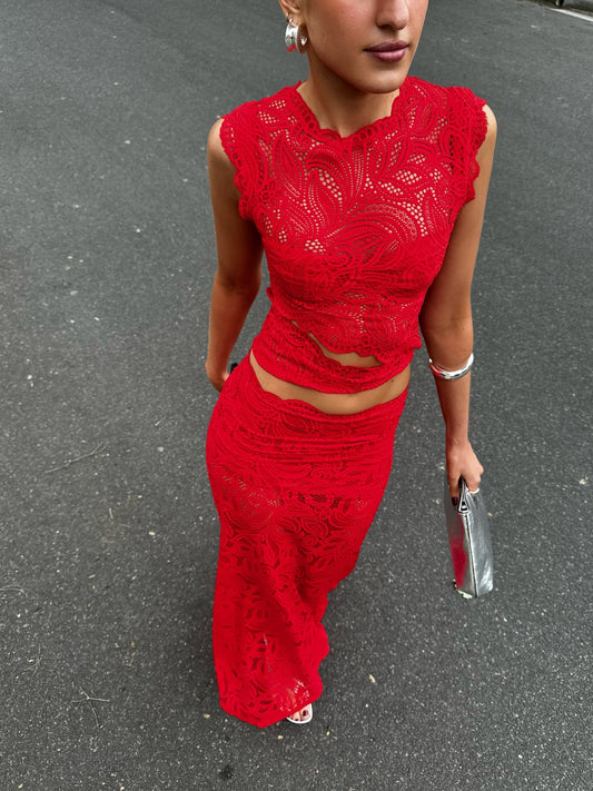 Elsa Red Dress