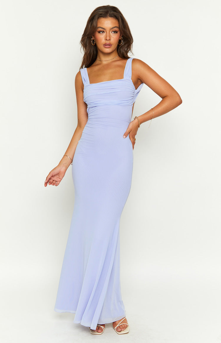 Celina Violet Mesh Elegance