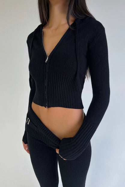 Zip Up Hoodie Set