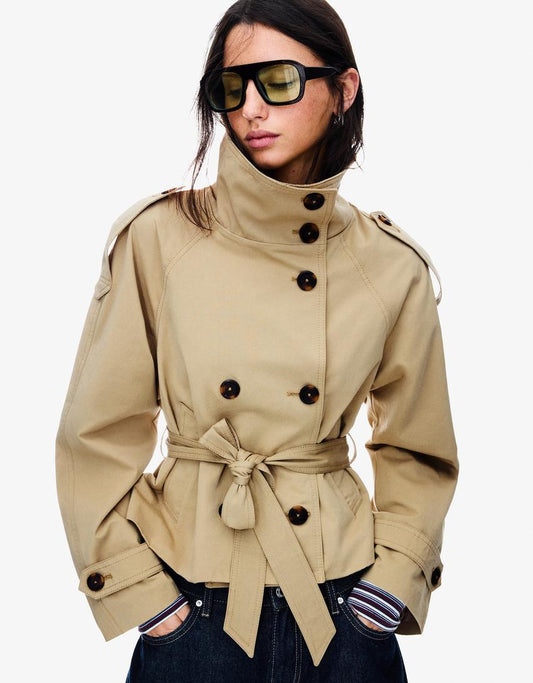 Ava Cropped Trench